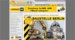 Desktop Screenshot of bauforum24.tv