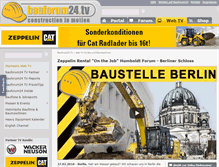 Tablet Screenshot of bauforum24.tv